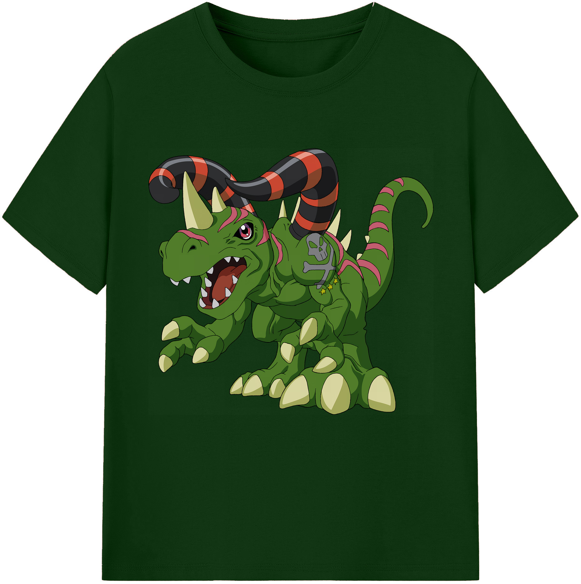 （画像用） Digimon デジタルモンスター/デジモン 綿100％半袖Tシャツ（フロントプリント）
